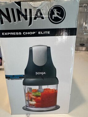 Ninja Express Chop Elite Food Chopper - Black/Silver/Clear